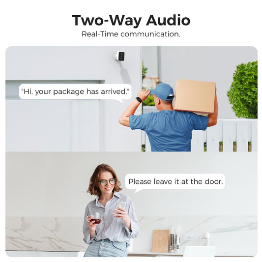 LNDU CL01 4K Wireless Security Camera 143 Degree Wide Angle Infrared Night Vision Human Body Sensing Dual Identification Detection