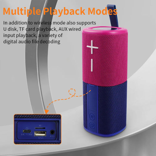 Cyboris S18 2 In 1 Magnetic Split Bluetooth Speaker, Color Blocking Waterproof Dual Splittable Portable Wireless Speaker 20W Loud Stereo Sound, Bluetooth V5.3, 24H Playtime, True Wireless Stereo