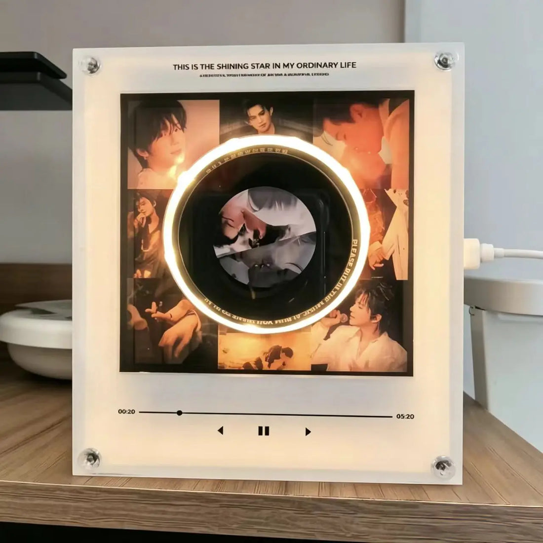 Smart NFC Rotating Record Player Magnet