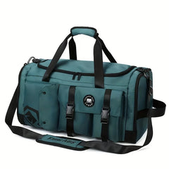 2025 New Large Capacity Travel Duffel Bag, Separate Shoe Storage Compartment, Dry Wet Separation Sports Gym Bag with Zipper 여행가방