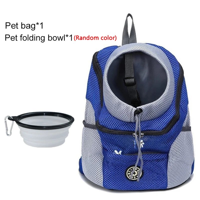 Pet Dog Carrier Bag Backpack Outdoor Portable Dog Carrier Bag Backpack Out Double Shoulder Travel Carrier For Dogs Travel Set