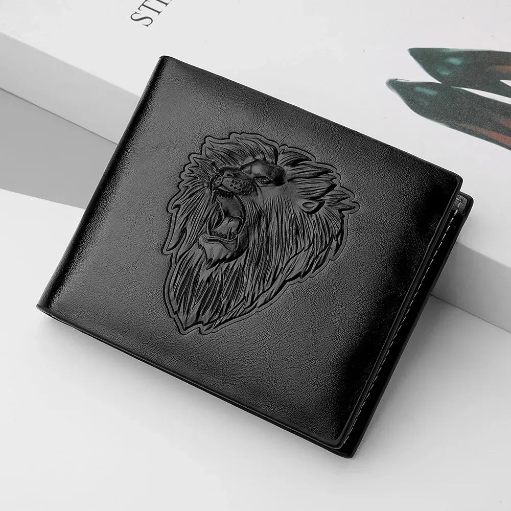 3D Embossed Leather Wallet