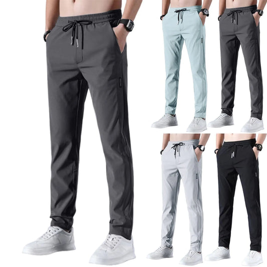 Men's Ice Silk Stretch Pants