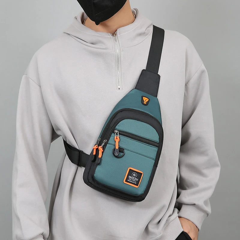 Nylon Crossbody Chest Bag