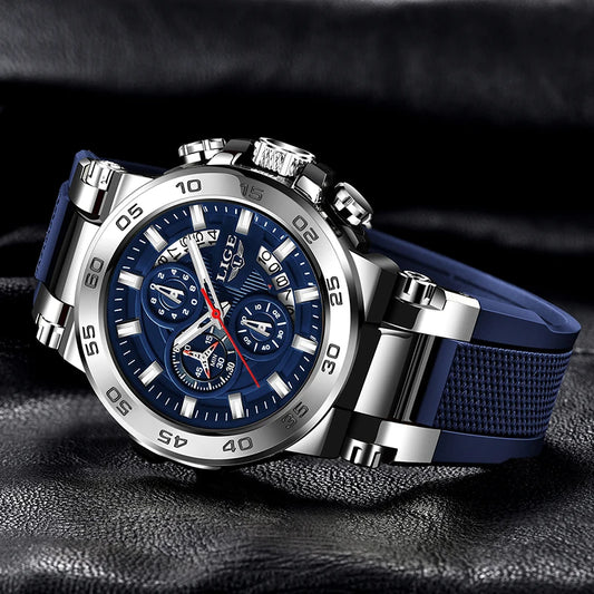 LIGE Luminous Chronograph Quartz Watch