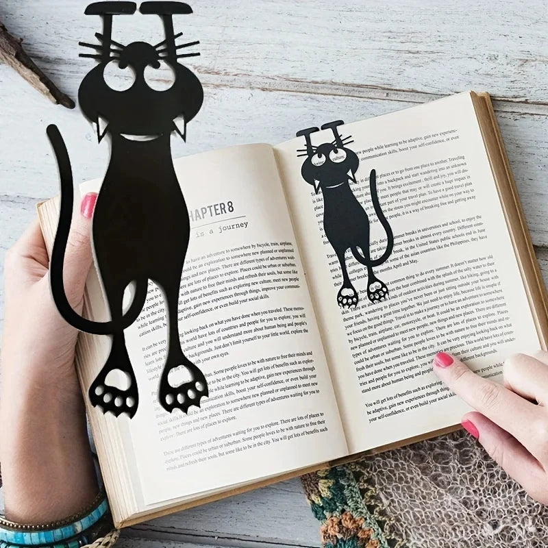 Cute Black Cat Hanging Bookmark
