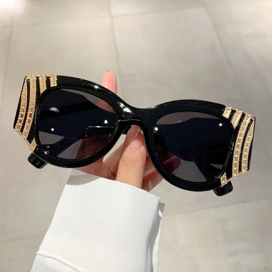Oversized Vintage Cat Eye Sunglasses