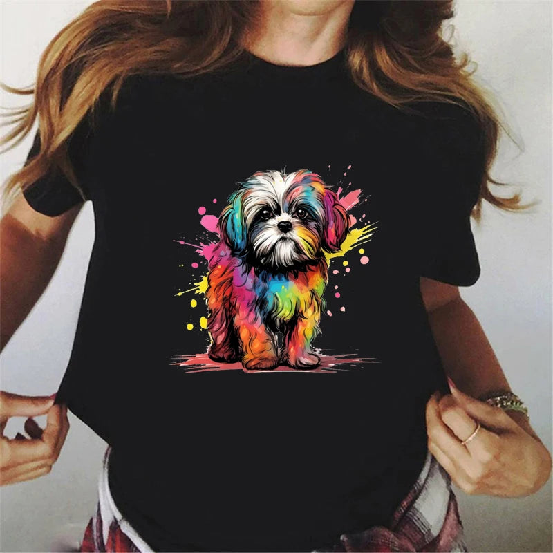 Vintage Chinese Crested Dog T-Shirt
