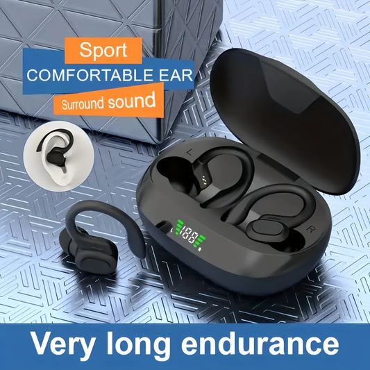 True Wireless LED Display Earbuds