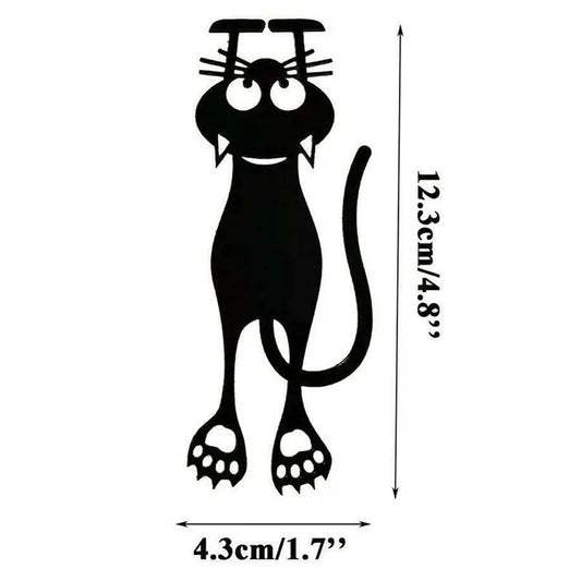 Cute Black Cat Hanging Bookmark