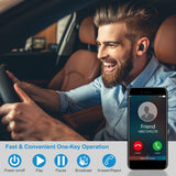 1 Pair True Wireless Earbuds CSR V4.2 In-ear Stereo Headsets IP44 Waterproof Apt-X TWS Headphones Noise Cancelling With Mic For Business Driving Walking