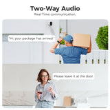LNDU CL01 4K Wireless Security Camera 143 Degree Wide Angle Infrared Night Vision Human Body Sensing Dual Identification Detection