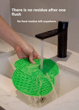 Lick mat with suction cups
