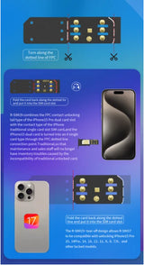 R-SIM19 NEW QPE Stable Unlock SIM Card For 15 Plus 14 13 Pro Max 12 IOS17