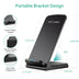 Qi Wireless Fast Charger Charging Pad Stand Dock For Galaxy Phone — view 2