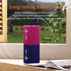 Cyboris S18 2 In 1 Magnetic Split Bluetooth Speaker, Color Blocking Waterproof Dual Splittable Portable Wireless Speaker 20W Loud Stereo Sound, Bluetooth V5.3, 24H Playtime, True Wireless Stereo