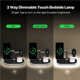4 In 1 Aluminum Alloy Magnetic Wireless Charger Stand