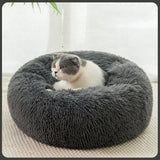 Plush Winter Dog Bed - Khaki 90cm — view 4