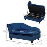 Storage Pet Sofa Bed - Blue — view 7