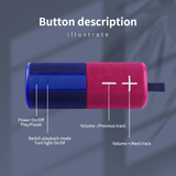 Cyboris S18 2 In 1 Magnetic Split Bluetooth Speaker, Color Blocking Waterproof Dual Splittable Portable Wireless Speaker 20W Loud Stereo Sound, Bluetooth V5.3, 24H Playtime, True Wireless Stereo