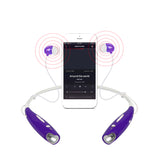 Wireless Stereo Headsets Sport Neckband Headphones In-ear Magnetic IPX4 Waterproof Earbuds With Built-in Mic Call Vibrate Alert Number Broadcast Running Gym
