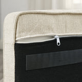 Elegant Rectangular Dog Bed - Soft Beige — view 6