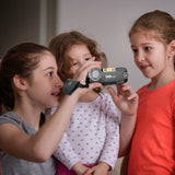 Black-Red Options - 1Pc HD 1080P Digital Video Camcorder 2.7in 16X Zoom DV Camera 270 Degree Rotation Rechargeable Kid Camera With Fill Light Selfie