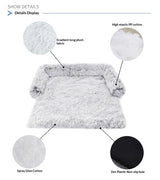 Grey Washable Dog Bed - Large — view 6