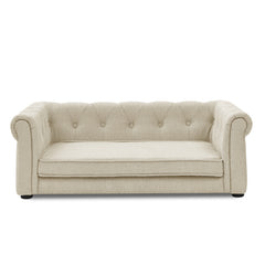 Elegant Rectangular Dog Bed - Soft Beige — view 9