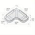 1pc Wall Mounted Bathroom Shelf, Shower Caddy Rack, No Punching Triangle Storage Rack For Bathroom Kitchen, Bathroom Accessories