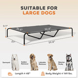 Compact Cooling Raised Dog Cot — view 3