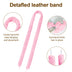 Satin Heatless Hair Curler, Lazy Natural Soft Wave DIY Heatless Curls For Sleep In Overnight, For All Hair Types - Pink — view 4