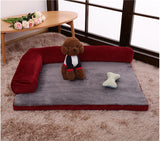 Reversible Plush Pet Bed - Coffee — view 6