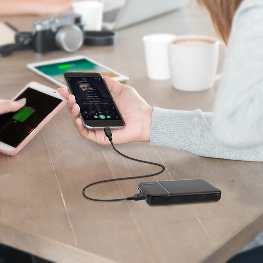 1Pc 30000mAh 20000mAh 1W MAh Fast Charging Power Bank Charger With 1 USB Cable Fit For IOS Phone 15 14 13 And More