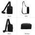 Small Crossbody Bags For Women & Men, Mini Sling Bag Fanny Packs Crossbody Purse, Chest Bag For Travelling, Hiking, Running -Black — view 5