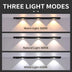 LED Ultra Thin Under Cabinet Lights Motion Sensor night light Wireless 3Color Dimmable For Kitchen Cabinet Bedroom Wardrobe Ligh