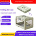 Portable Folding Pet Travel Box Model 0473 PP Material Custom Logo Breathable Design Large Capacity Cats Dogs Rabbits Small Pets