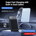 New Portable Built-in Cable Type C Power Station 22.5W Fast Charging PD 20W 10000mAh Lanyard LED Display Mobile Power Bank