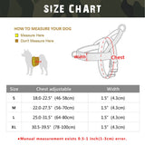 Reflective No Pull Nylon Dog Harness Adjustable Pet Walking Training Harness Vest For Medium Large Dogs Pitbull German Shepherd