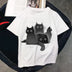 Women's Kawaii Cat Print T-Shirt