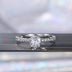 Huitan Wedding Band Eternity Rings Women Brilliant Round Zirconia Luxury Engagement Rings Thin Elegant Female Jewelry Drop Ship