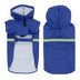 Reflective Waterproof Hooded Dog Raincoat