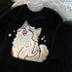 Kawaii Furry Cat Embroidered T-Shirt
