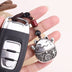 Lucky Cat Braided Rope Keychain