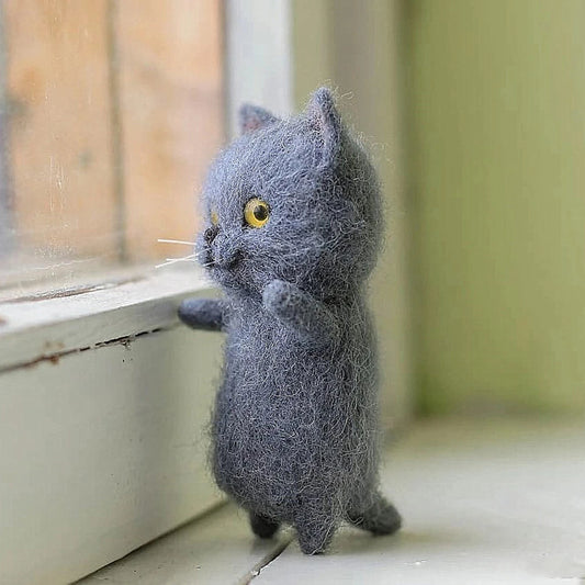 DIY Cat Needle Felting Craft Kit