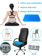 New honeycomb seat cushion, highly elastic, non-collapsible, breathable and cool, suitable for automobiles, offices  outdoor use
