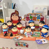 Authentic Crayon Shin-Chan Retro Daily Life Series Blind Box Cute Desktop Ornament Trendy Collectible Figurines Mysterious Dog