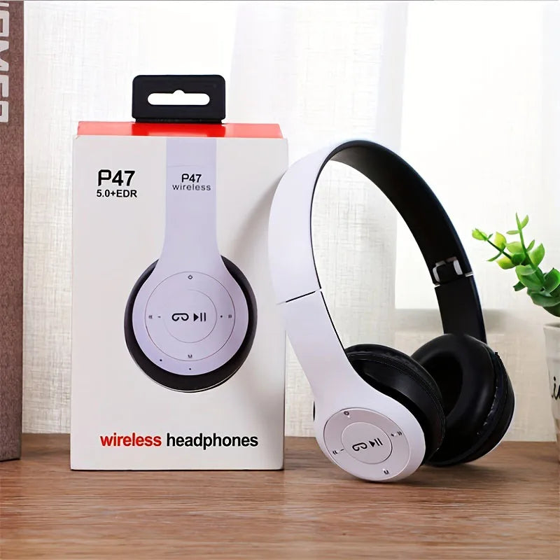 P47 Foldable Wireless Bluetooth Headset