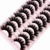 10-Pair Faux Mink Winged Cat Eye Lashes