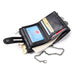 Vintage Leather Chain Wallet with RFID Protection